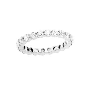 2 ct tw Diamond & Platinum Eternity Band