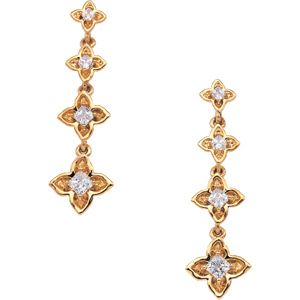 Journey Linked Flower Earring Mounting