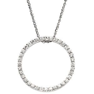 Created Moissanite Necklace