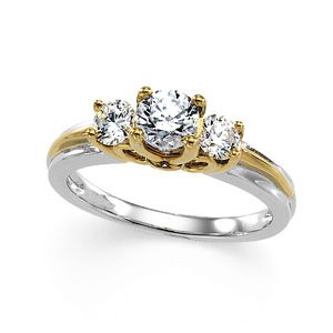 Semi-mount Engagement Ring
