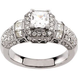 Semi-mount Engagement Ring or Band