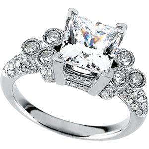Semi-mount Engagement Ring 