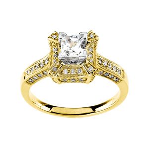 Semi-mount Engagement Ring