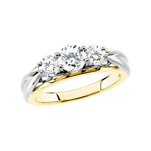 Semi-mount Engagement Ring