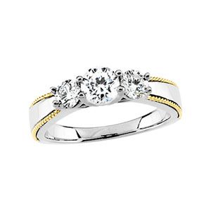 Semi-mount Engagement Ring 