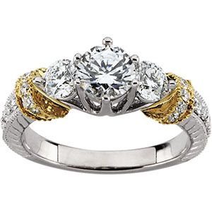 Semi-mount Engagement Ring