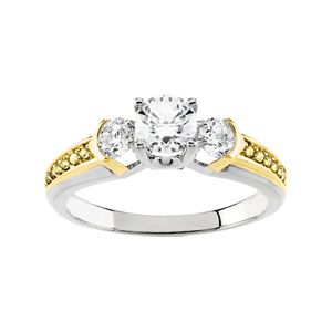 Semi-mount Engagement Ring