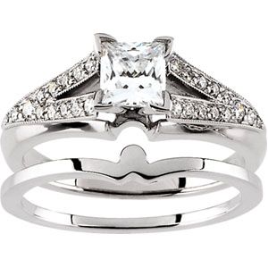 Semi-mount Engagement Ring or Band