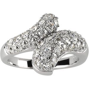 Created Moissanite Ring