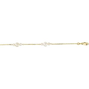Triple White Freshwater Cultured Pearl Necklace