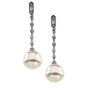 Diamond Semi-mount Earrings