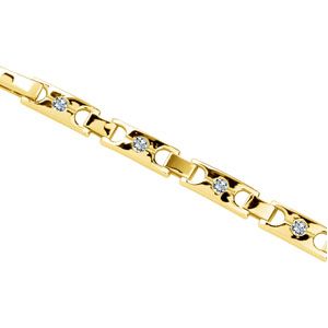 Charles & Colvard Created Moissanite&reg; Men's Bracelet