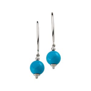 Genuine Turquoise Earrings