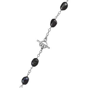 Freshwater Black Cultured Baroque Pearl Station Necklace & Bracelet