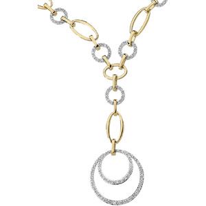 5/8 ct tw Two-Tone Diamond Necklace