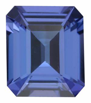 Emerald/Octagon Genuine Tanzanite (Black Box)