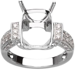 Diamond Semi-mount Ring