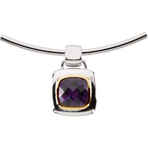 Genuine Amethyst Pendant