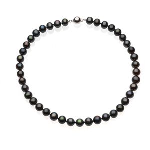 Freshwater Black Cultured Pearl Necklace or Bracelet