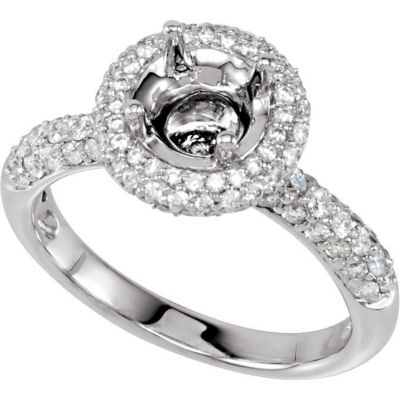 Diamond Semi-mount Ring 