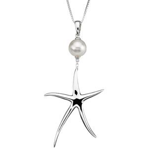 Freshwater Cultured Pearl Starfish Necklace