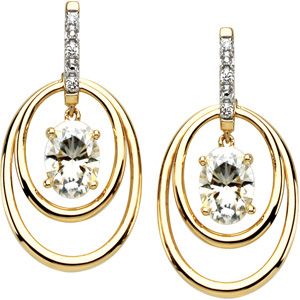 Diamond Semi-mount Earrings
