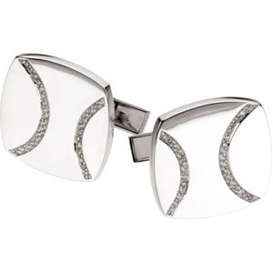 1/4 ct tw Men's Diamond Cuff Links