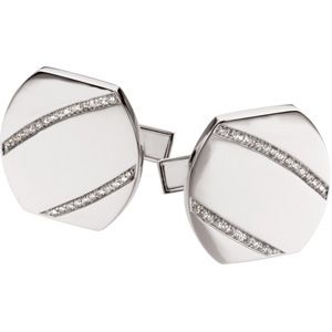 1/4 ct tw Men's Diamond Cuff Links