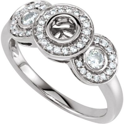 Diamond Semi-mount Ring 