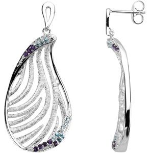 Multicolor Gemstone Earrings