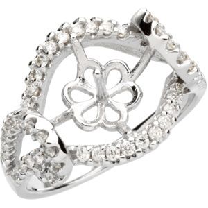Diamond Semi-mount Ring