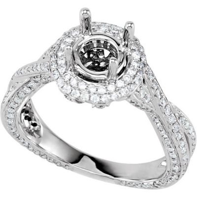Diamond Semi-mount Ring 