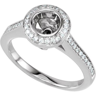 Diamond Semi-mount Ring 