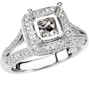Diamond Semi-mount Ring