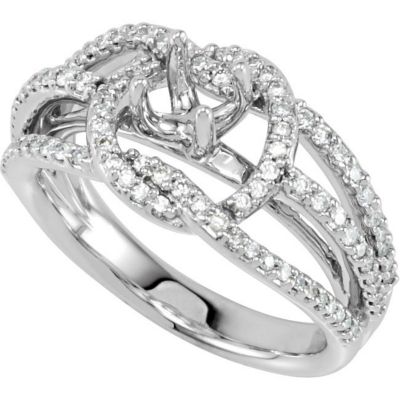 Diamond Semi-mount Ring 