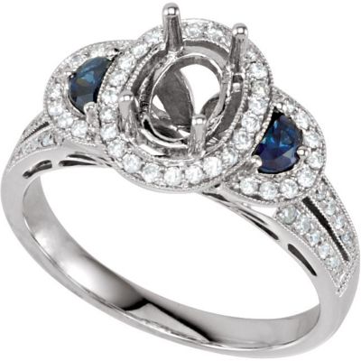 Diamond Semi-mount Ring