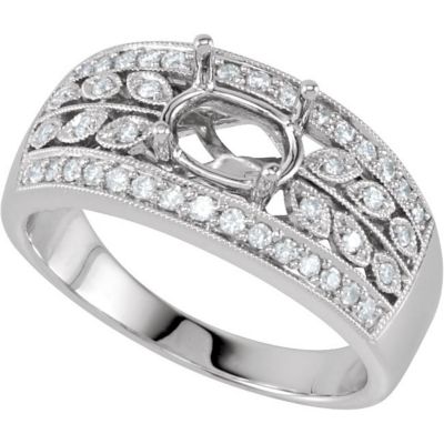 Diamond Semi-mount Ring