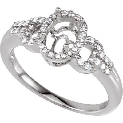 Diamond Semi-mount Ring
