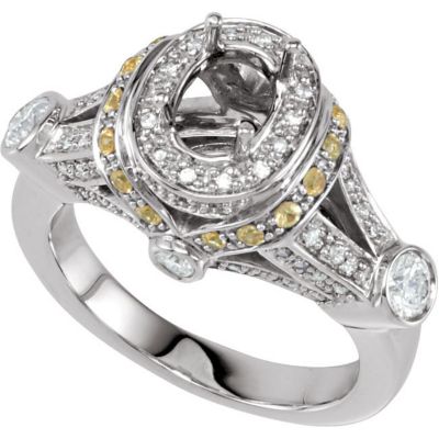 Diamond Semi-mount Ring