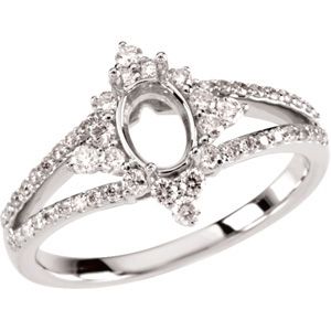 Diamond Semi-mount Ring