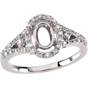 Diamond Semi-mount Ring