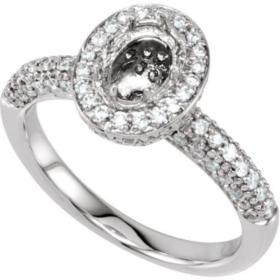 Diamond Semi-mount Ring