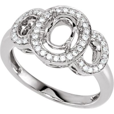 Diamond Semi-mount Ring