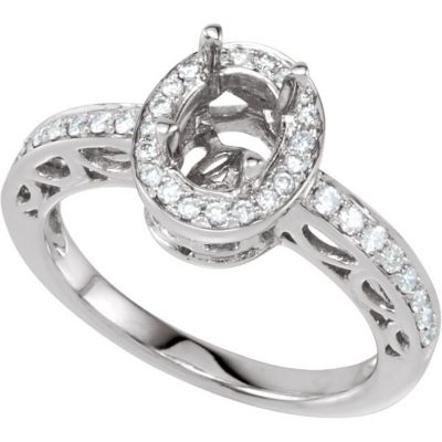 Diamond Semi-mount Ring