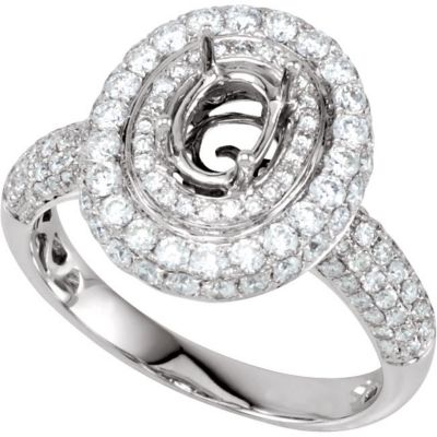 Diamond Semi-mount Ring
