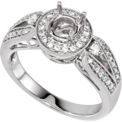 Diamond Semi-mount Ring