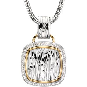 Elephant Skin Pattern Pendant Mounting