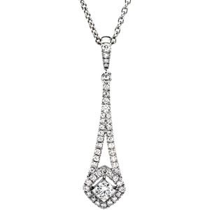 3/8 ct tw Diamond Necklace