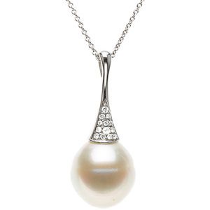 South Sea Pearl & Diamond Necklace