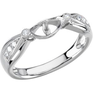 Diamond Semi-mount Ring